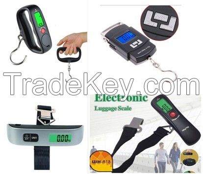 50KG/110lb Digital Hanging Luggage Scale  with Temperature