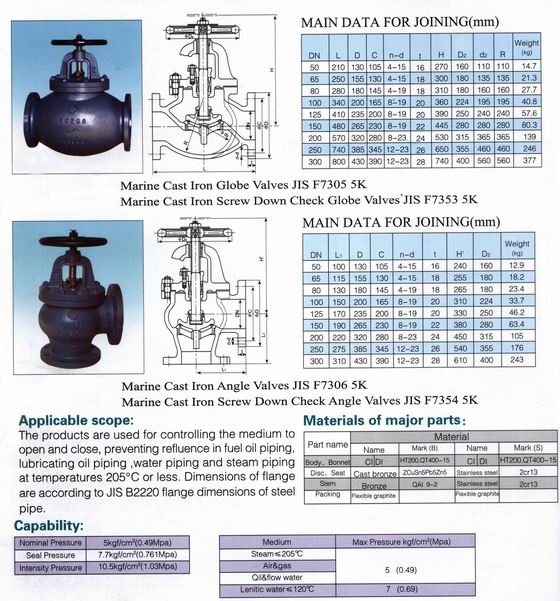 Marine Cast Iron Valve