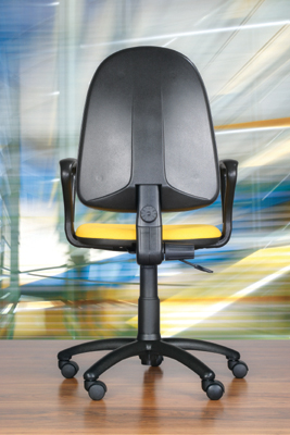 Operator chair with lumbar support