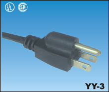 American UL Power cords  with UL Plug