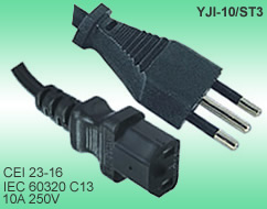 Italy IMQ Approval Power cords - Italy Power Cord