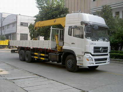 Truck with crane