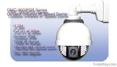 Outdoor Infrared WDR IP Speed Dome Camera