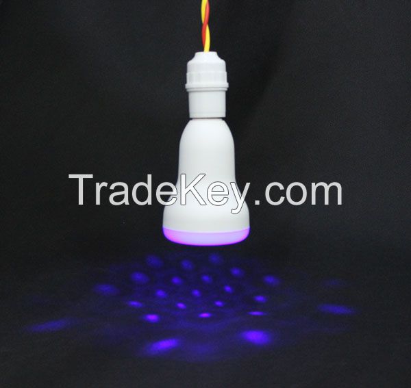 Remote control 9W RGB lamp with bluetooth speaker