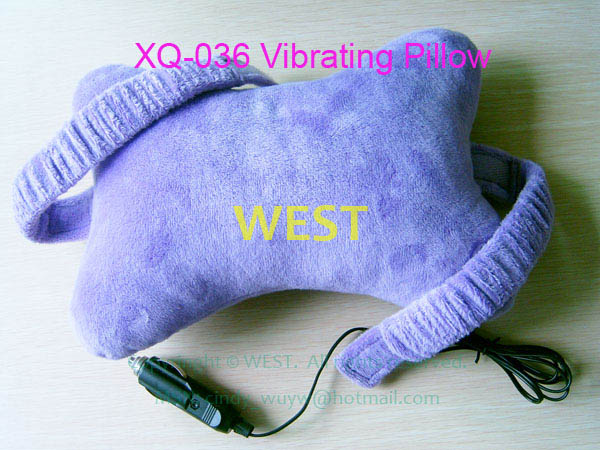 Car Vibrating massage pillow, Neck Massager pillow, Vibration Massager