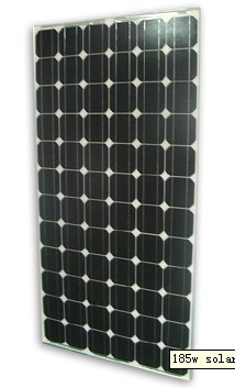 185W monocrystalline solar panel