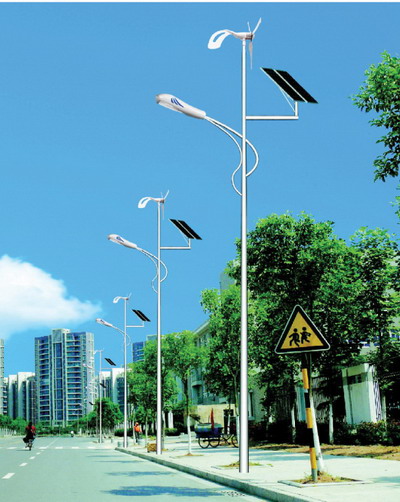 Wind and solar street light