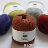 Dyed Handknitting Yarn-70%mink/ 20%merino/10%silk
