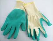 wrinkle latex coated glove