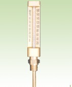 V Line Glass Thermometer
