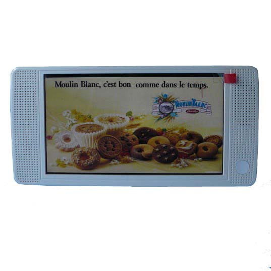 7 inch LCD advertising display