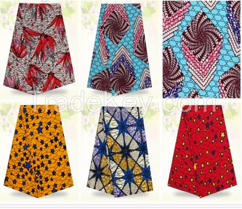 100% cotton fabric/african imitation wax print fabric