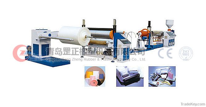 EPE foamed sheet film production line