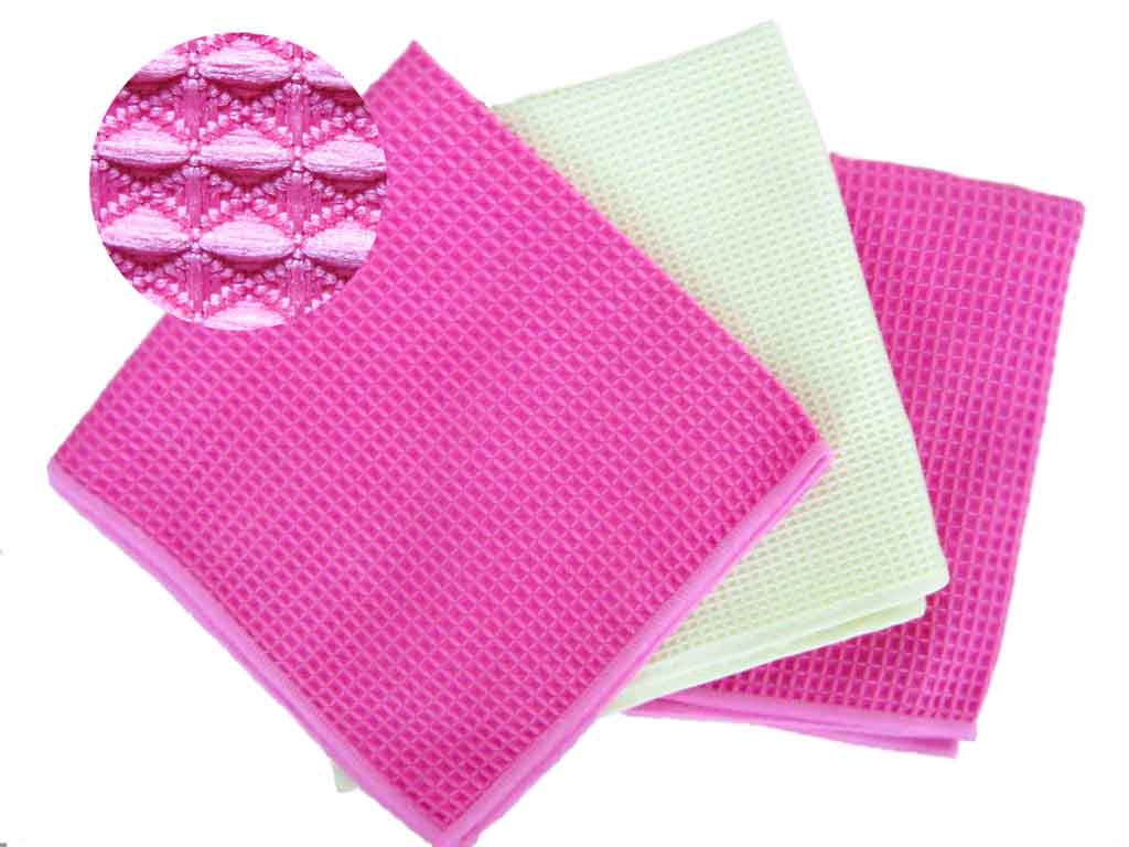 microfiber cleaning cloth ( waffle type)