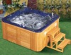 outdoor spa bathtub