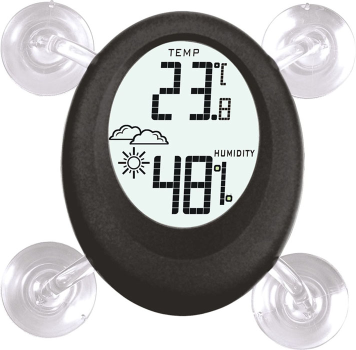 Window Sticker Thermometer with Humidity DT-205