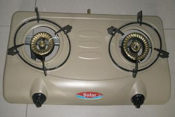 Non Sticker Double Burner Gas Stove