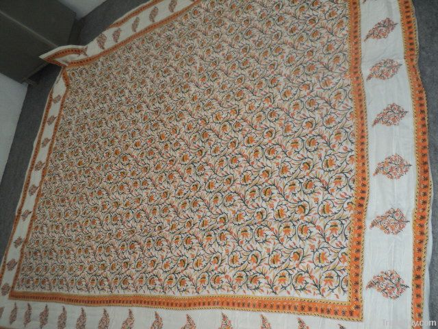 quilts king size cotton printed hand block