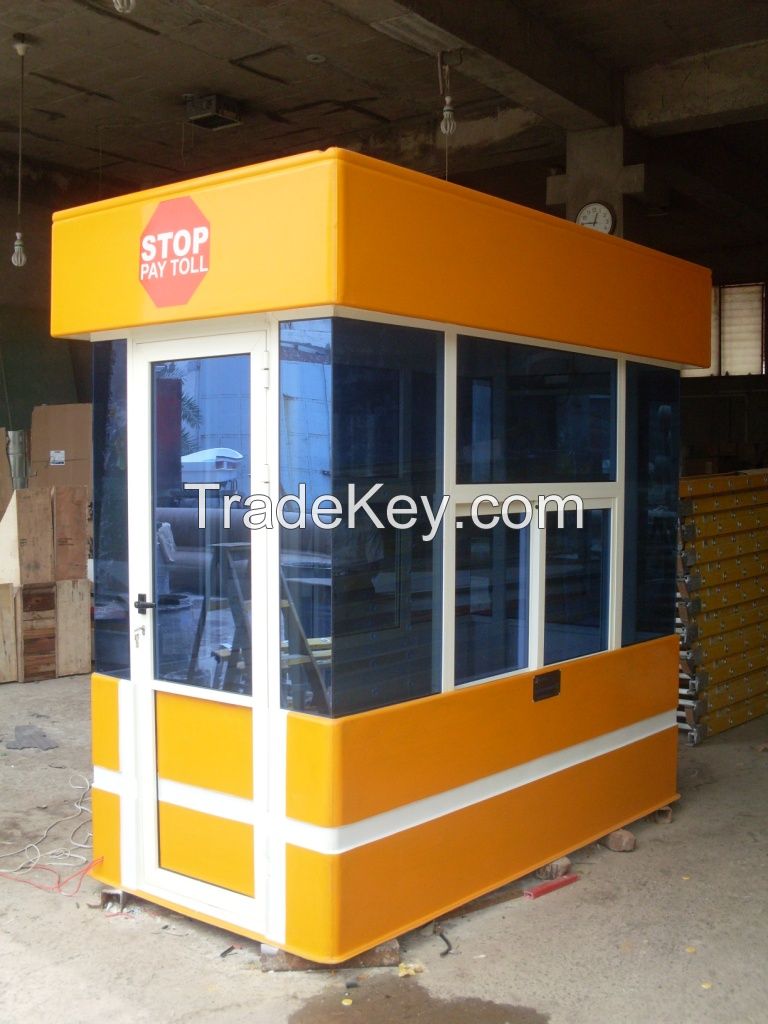 Prefabricated FRP/ GRP Portable Office Cabin, security post, toll booth