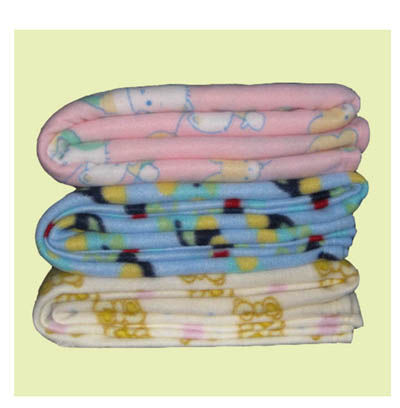 printed polar fleece blanket