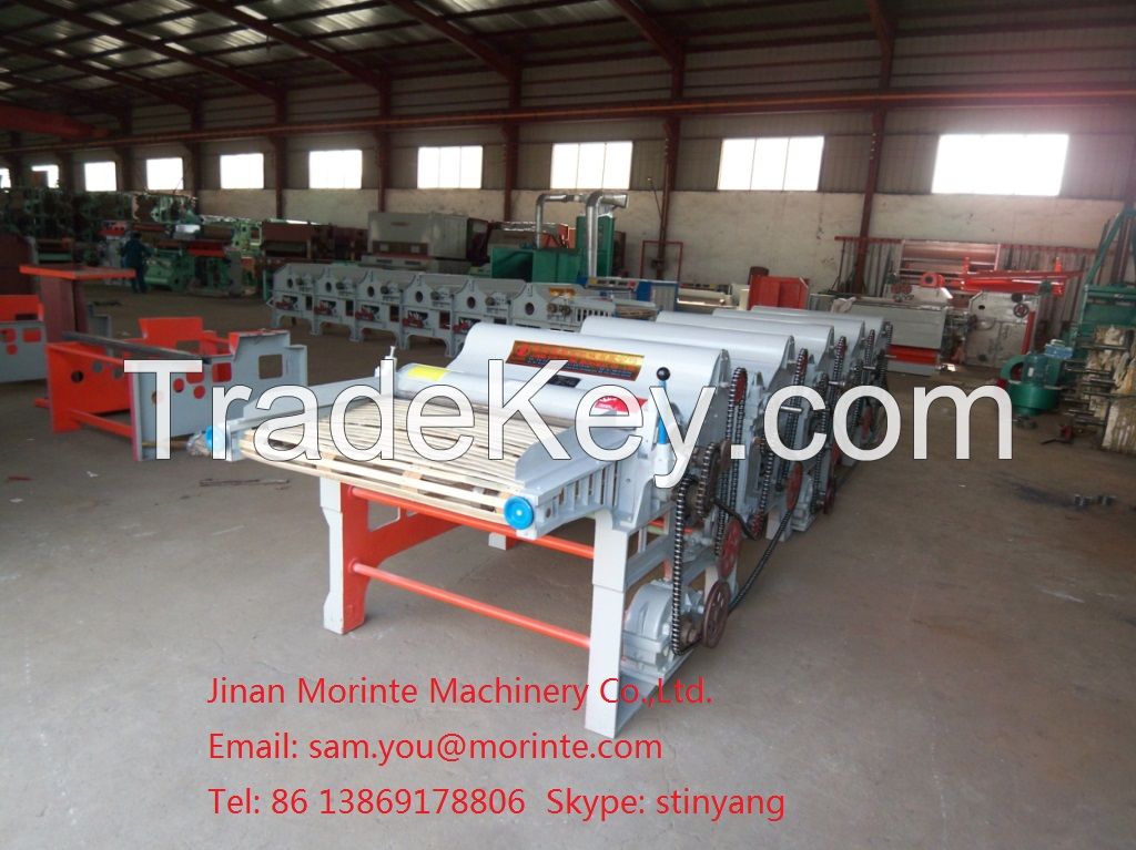 Textile fabric recycling machine