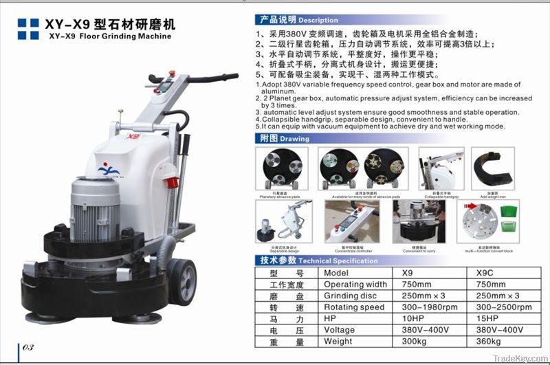 concrete renovation machine