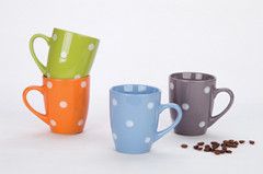 Custom ceramic mug ceramic dot mug