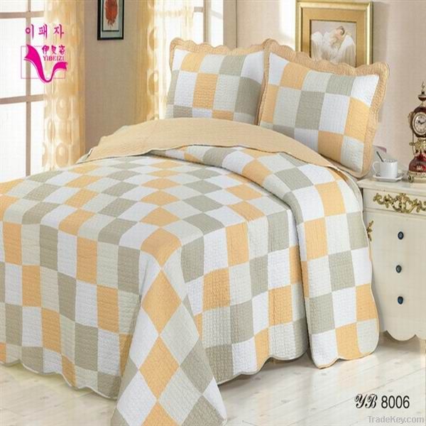 embroidery printed patchwork duvet