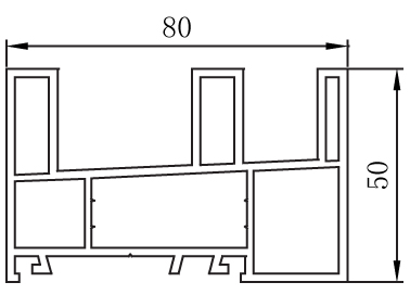 PVC window profile