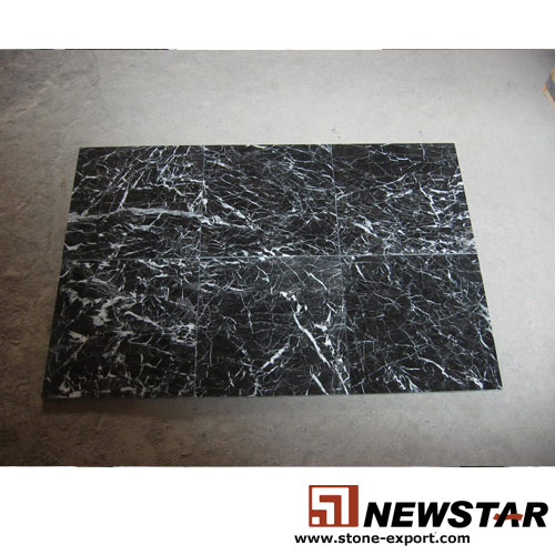 supply China Nero Margiua Marble Tiles, marble tiles