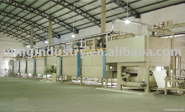 horizontal melamine paper impregnation line