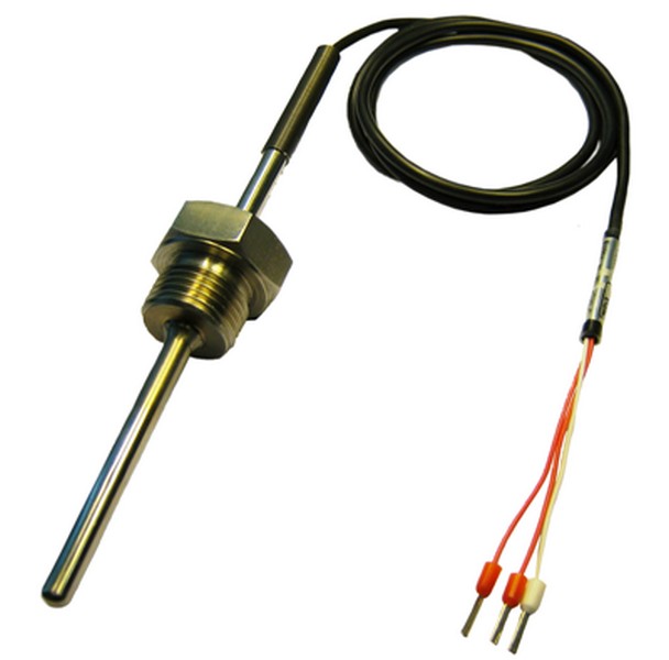 Screw-in RTD probe with cable