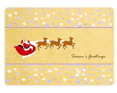 wooden christmas card 5