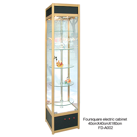 revolving showcase, glass display cabinet, cabinet, showcase
