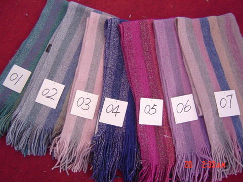 knitting scarves