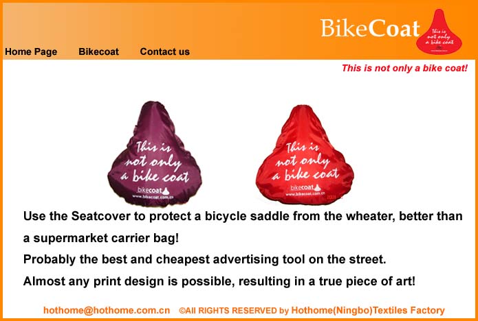 bike saddle cover