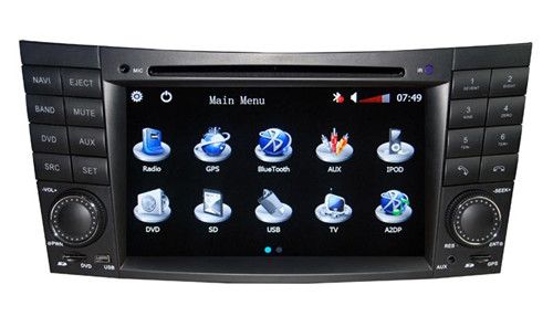 Car DVD Player for Benz E-Class W211 CLS W219 CLK W209 with GPS Radio Bluetooth TV