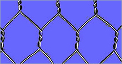 . Hexagonal wire netting
