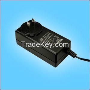 24W Wall Power adapter for router/cctv/led lighting