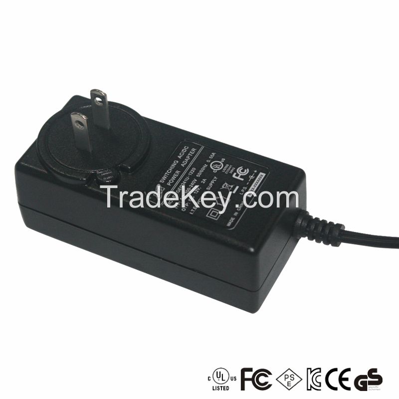 5V4A US Plug Wall Mout Power Adapter