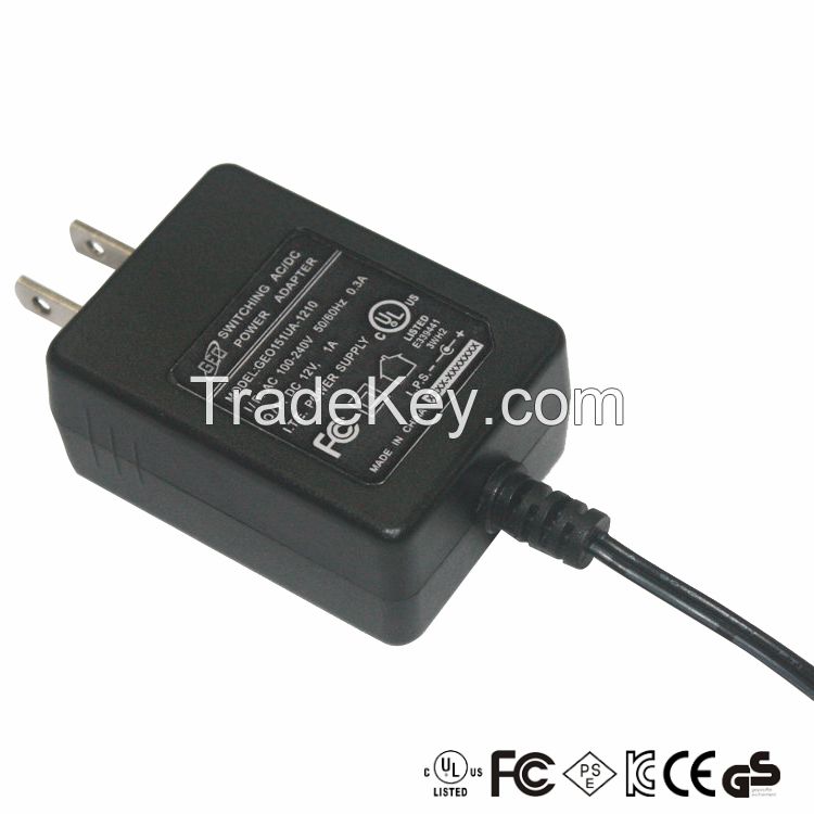 12V 1.5A Power Supply Adapter For CCTV DVR Camera