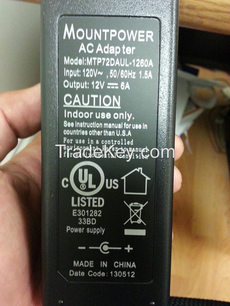 12V6A,24V3A POWER ADAPTER