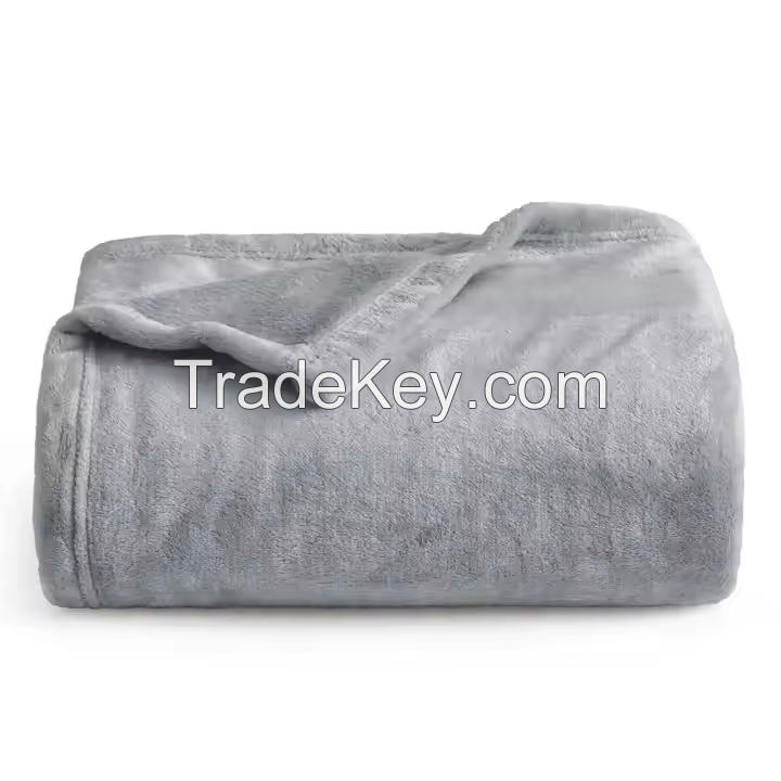 Ultra Soft Cozy Warm Throw Blanket Classic Fleece Blanket for All Season