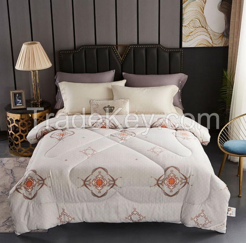 Wholesale 100% polyester microfiber printing duvet comforter for all seasons
