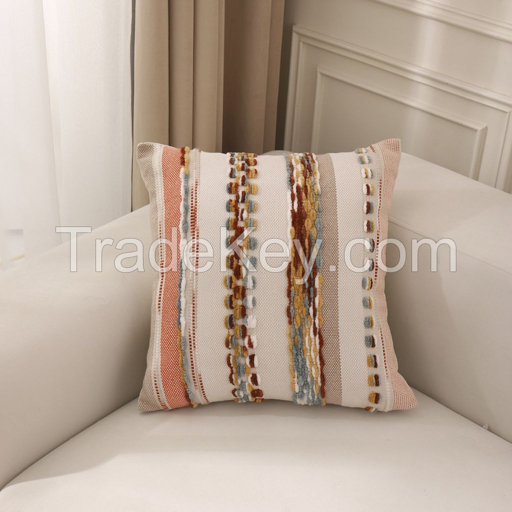 Hot Sale New Arrival Boho Style Chenille Cushion Cover for Sofa Couch Home
