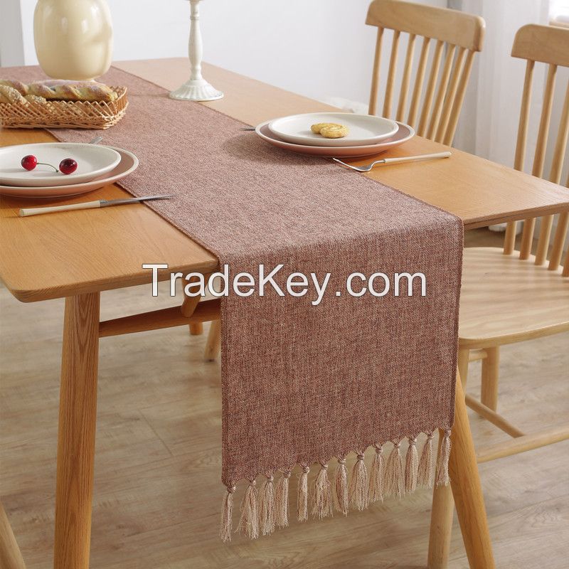 Seasonal Fall Washable Kitchen Dining Table Decoration for Home Party Decor Farmhouse Boho Table Runner
