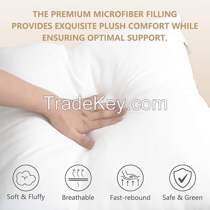 18x18 Pillow Insert Top Seller Wholesale OEM/ODM Luxury Goose Duck Feather Down Filling  Pillow Cushion  Inners Insert 45x45