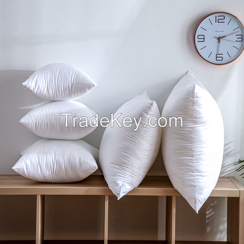 18x18 Pillow Insert Top Seller Wholesale OEM/ODM Luxury Goose Duck Feather Down Filling  Pillow Cushion  Inners Insert 45x45