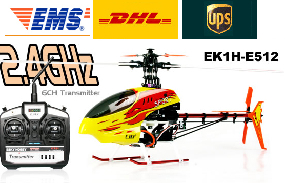 Esky 2009 New Released EK1H-E512 King3 2.4GHZ 6CH 3D RC Helicopter RTF