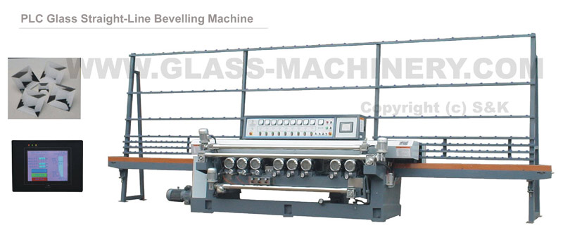 PLC Glass Straight-Line Beveling Machine